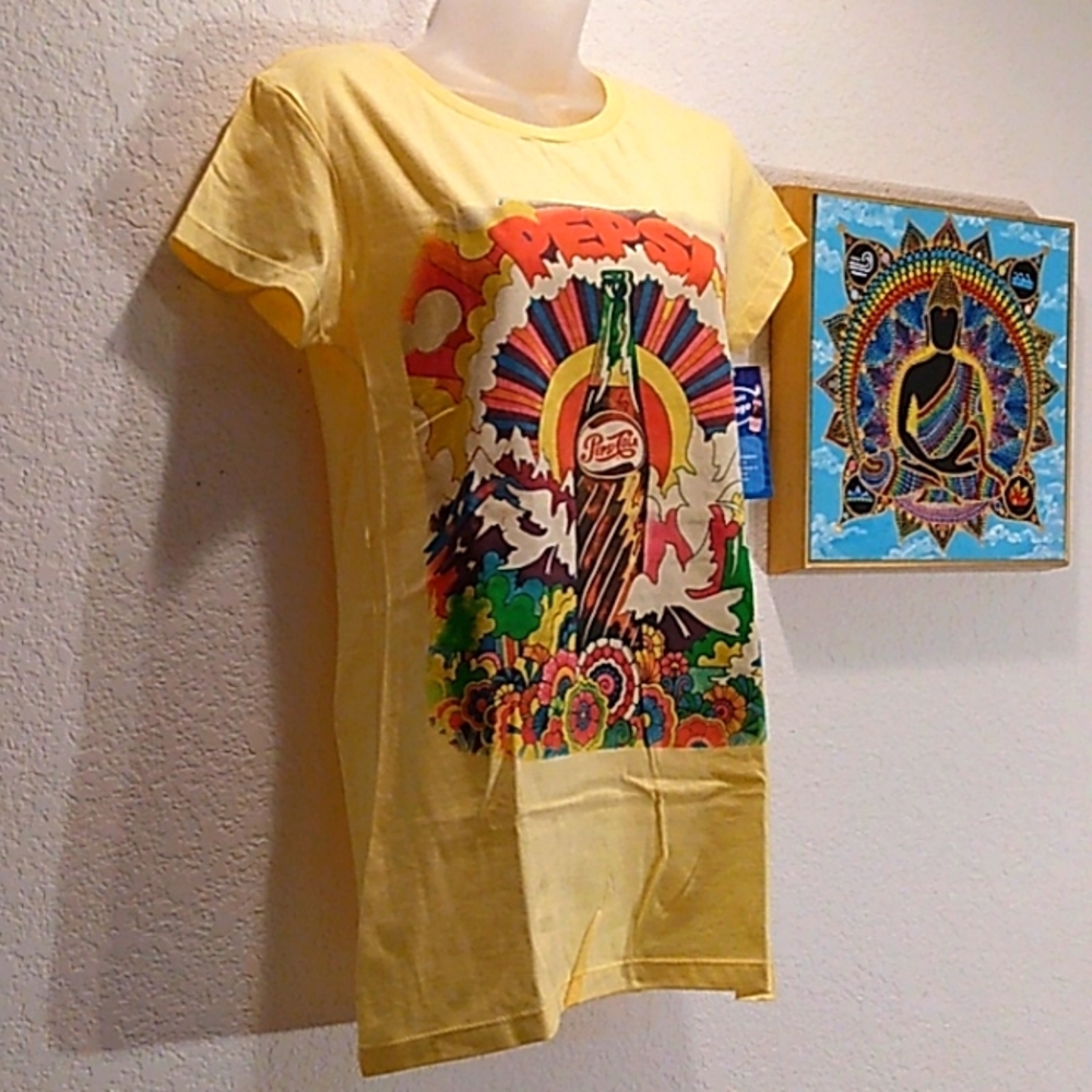 NEW!! PEPSI-COLA VINTAGE LOOK TEE - Picture 2 of 5